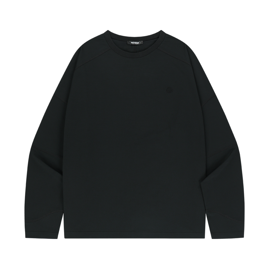 24Q3ODULT01BK OFFGRID Shield Graphic Sorona Raglan Long T-Shirt Black