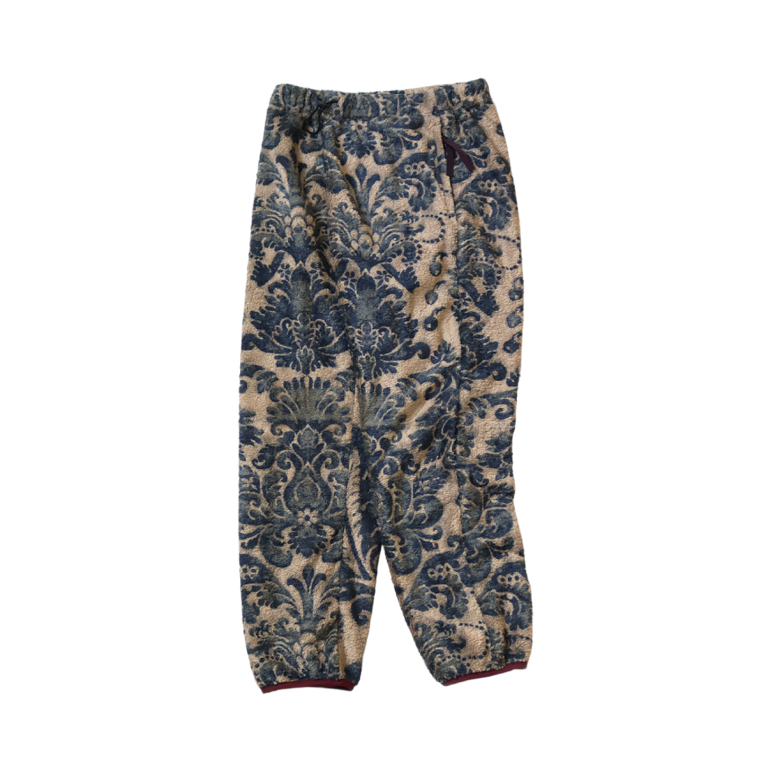 EK-1271/LPA Kapital Damask Fleece Easy Pants Beige