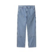 Carhartt WIP Smith Denim Double Knee Pants Blue Stone Bleached