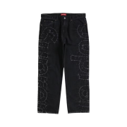 Supreme Shibori Loose Fit Jean Black - 23SS