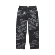 Stussy Big OL’ Jean City Link Denim Washed Black