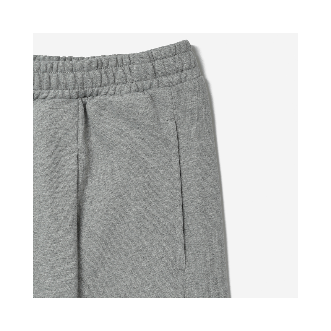 무신사 스탠다드 원 턱 롱 버뮤다 스웨트팬츠 미디움 그레이(Musinsa Standard One-Tuck Long Bermuda Sweatpants Medium Grey) - 3