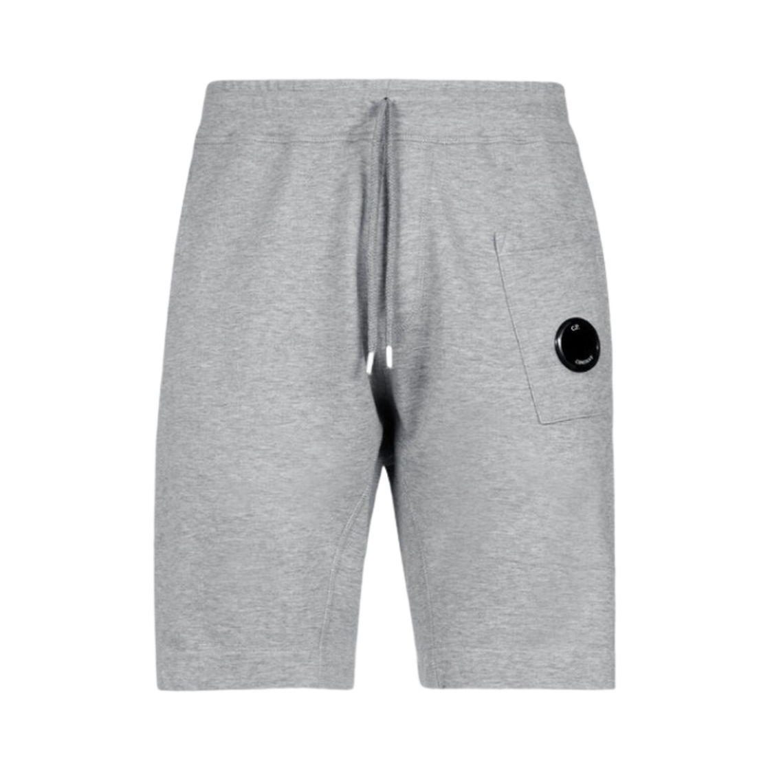 C.P. 컴퍼니 라이트 플리스 레귤러 쇼츠 그레이 멜란지 - 23SS(C.P. Company Light Fleece Regular Shorts Grey Melange - 23SS) - 1