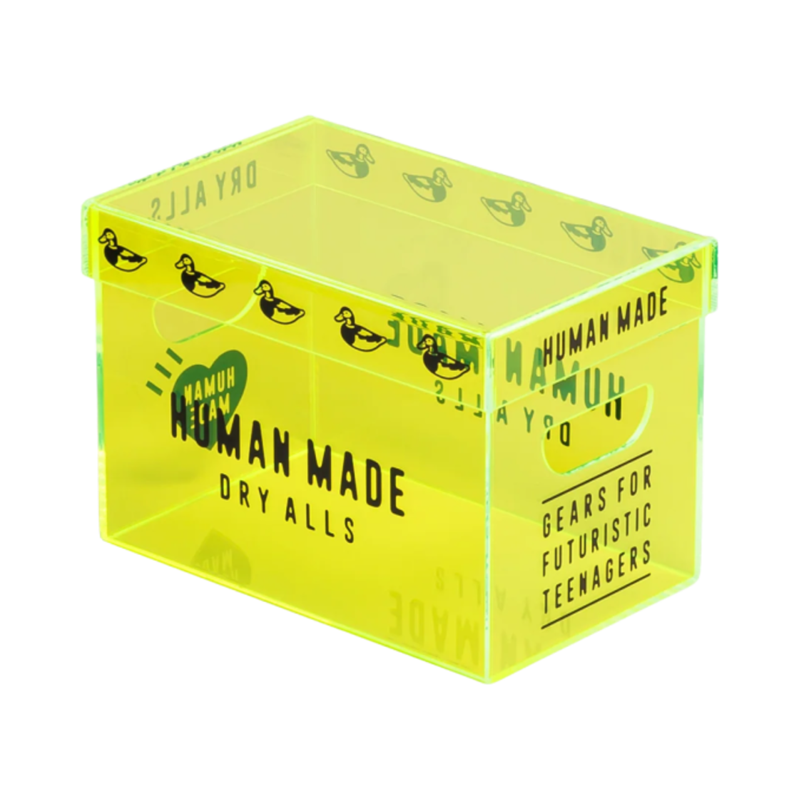 ヒューマンメイド アクリルファイルボックス イエロー HUMAN MADE ACRYLIC FILE BOX SMALL – HUMAN MADE Inc.