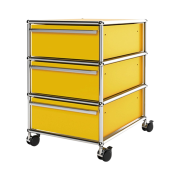 USM Haller Pedestal 1x3 Yellow