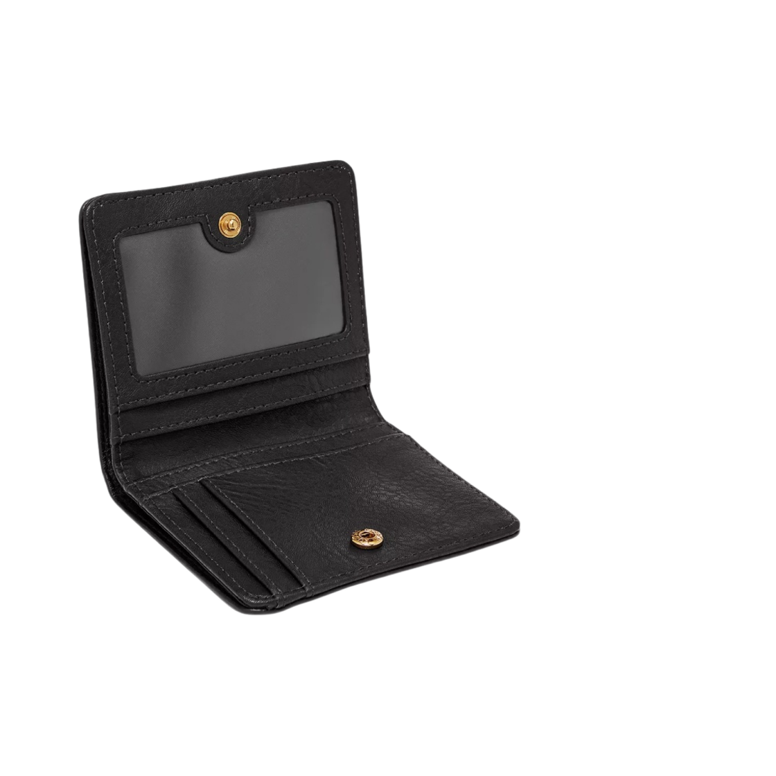 파슬 로건 레더 스몰 RFID 반지갑 블랙(Fossil Logan Leather Small RFID Bifold Wallet Black) - 2
