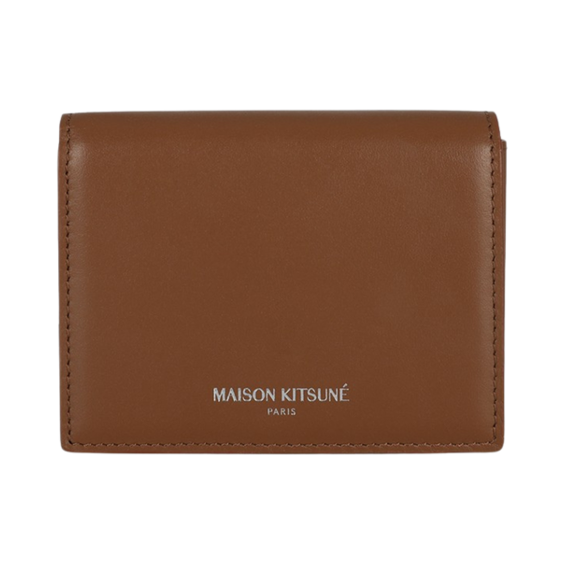 LM05345LC0038-P236 Maison Kitsune Tri-Fold Bifold Wallet Golden Brown