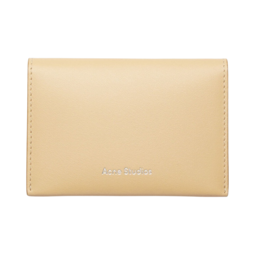 Acne Studios Bi-Fold Card Holder Dune Beige