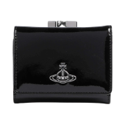 Vivienne Westwood Patente Leather Wallet Black