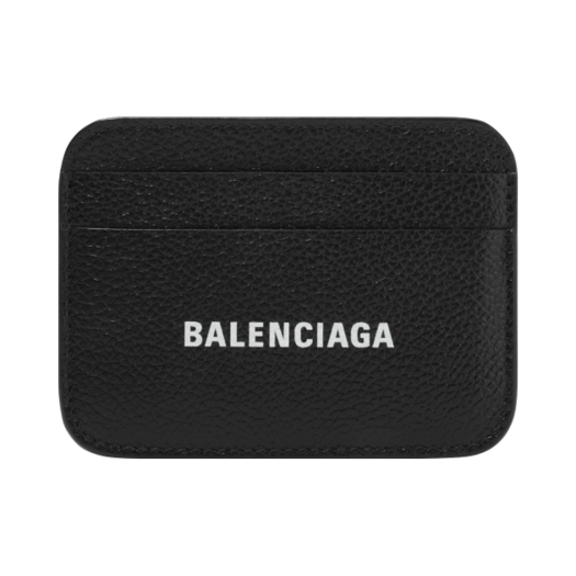 5938121IZIM1090/5938121IZI31090 Balenciaga Grainy Leather Cash Card Holder Black