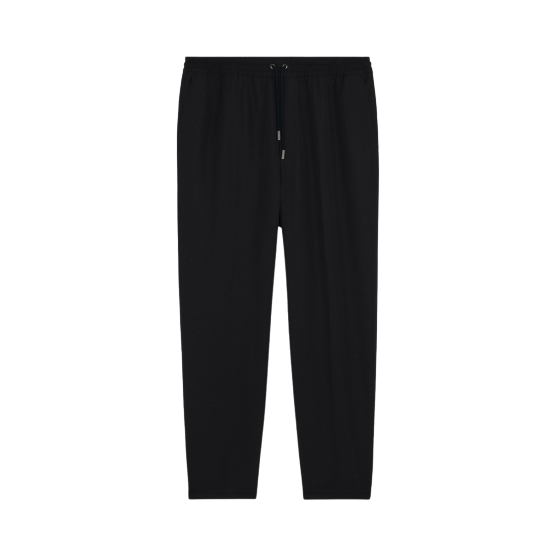 메종 키츠네 나일론 드로스트링 팬츠 블랙(Maison Kitsune Nylon Drawstring Pants Black) - 1