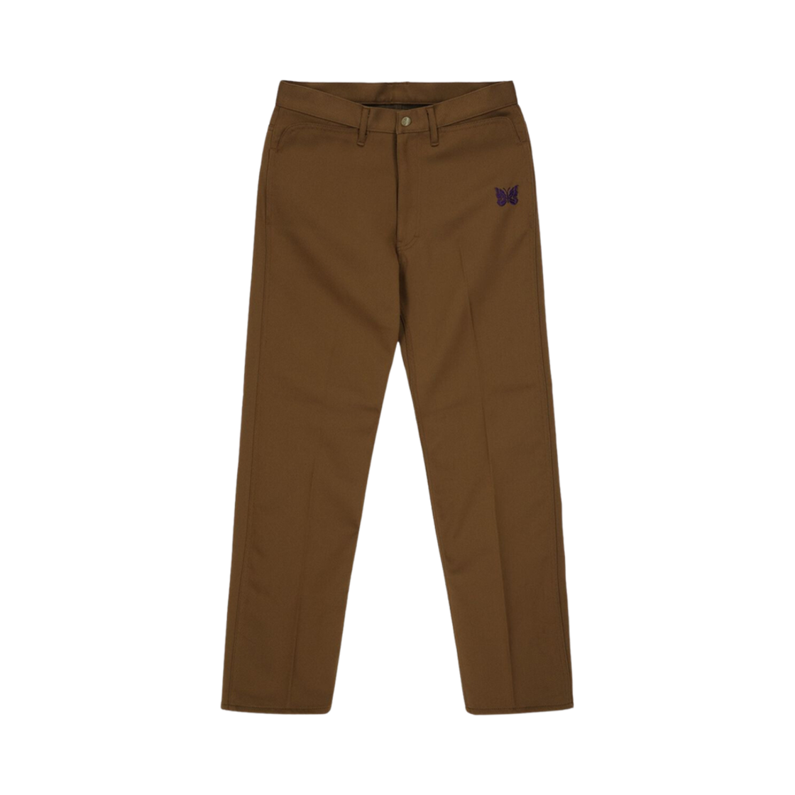니들스 폴리 트윌 스트레이트 팬츠 브라운(Needles Poly Twill Straight Pants Brown) - 1