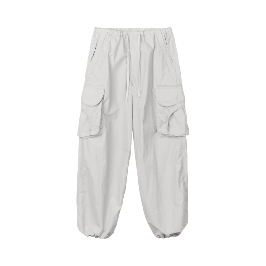 SC23A455GY Sculptor Parachute Cargo Pants Pale Gray