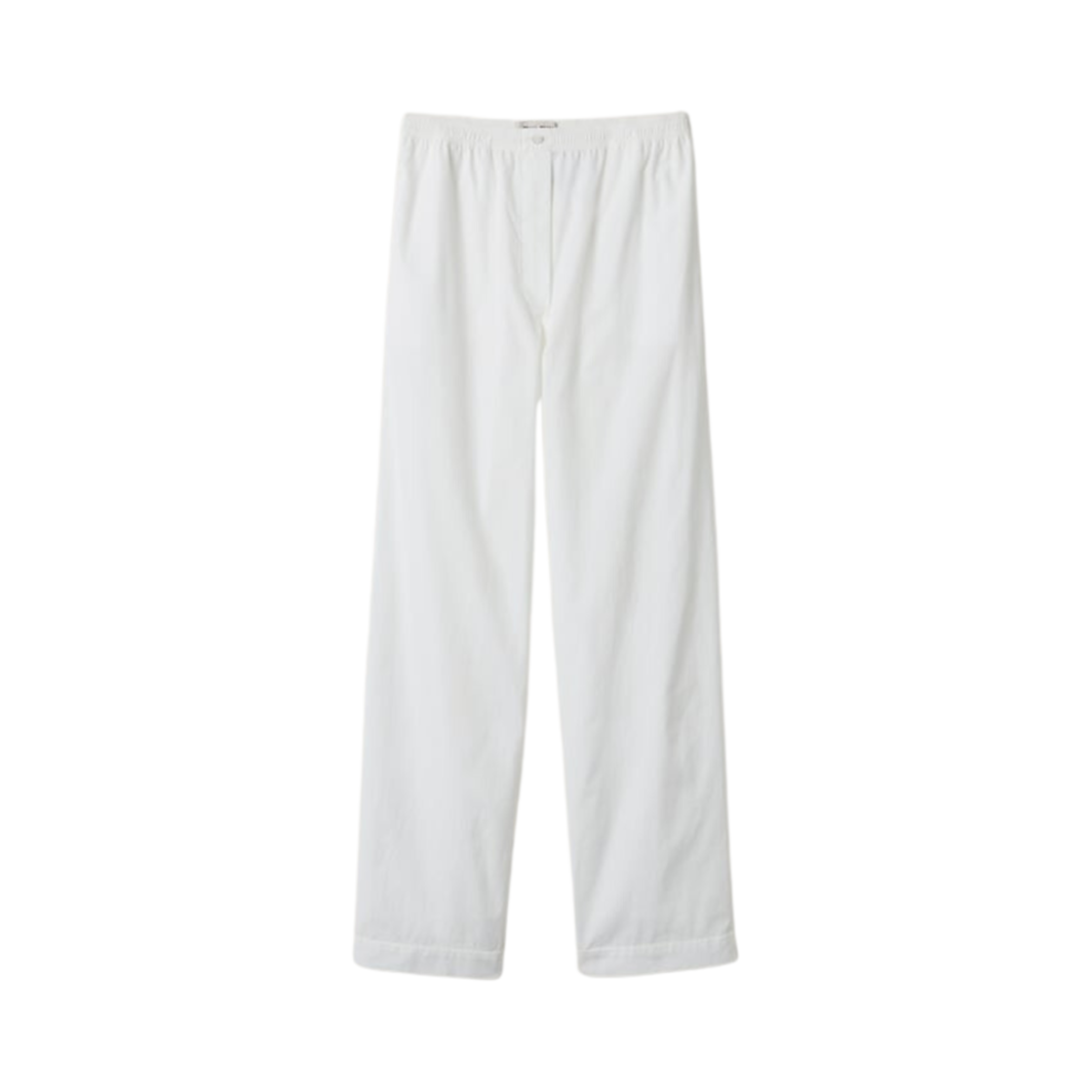 MP1829-15UL-F0009 (W) Miu Miu Poplin Pajama Pants White
