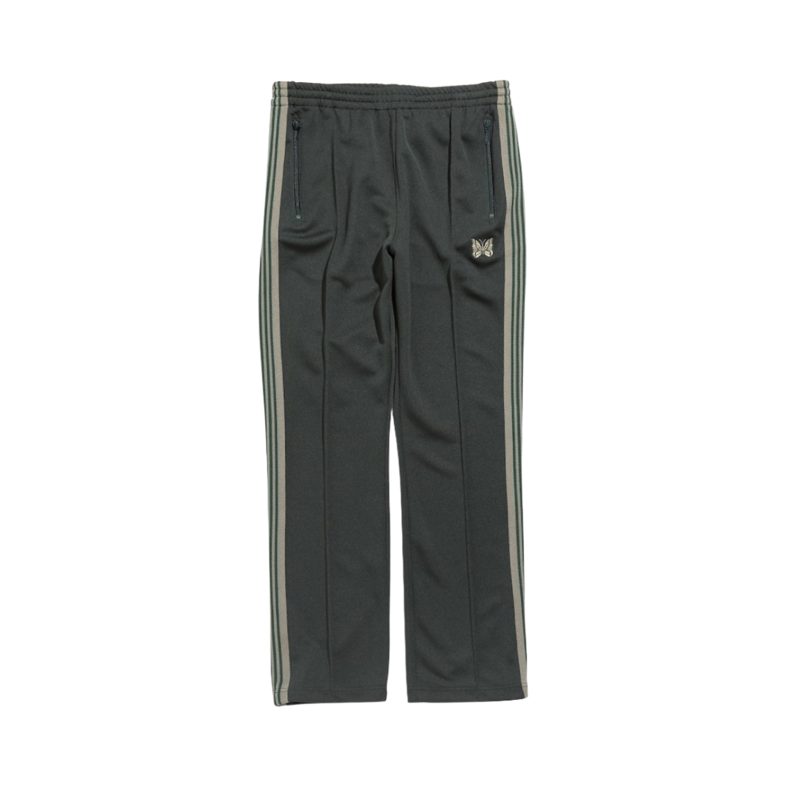 니들스 내로우 트랙 팬츠 폴리 스무스 다크 그린