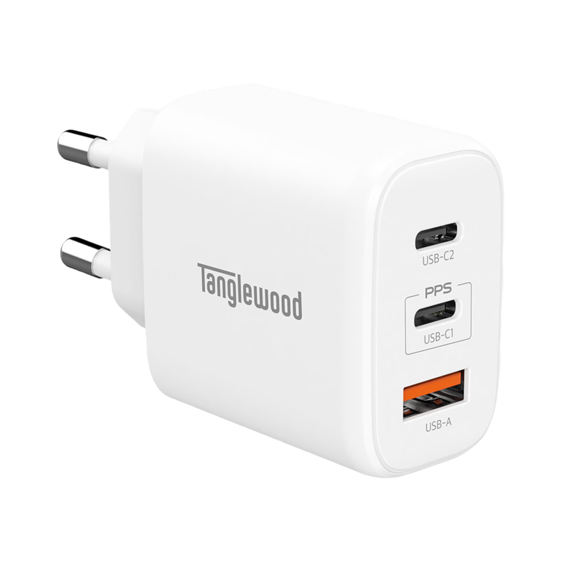 TW-CH65-2P1QWH TANGLEWOOD 65W GaN Multi Quick Charger White