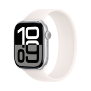 Apple Watch Series 10 46mm GPS Silver Aluminium Case with Solo Loop Light Blush (Korean Ver.)
