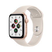 Apple Watch SE 44mm GPS Gold Aluminum Case with Sport Band Starlight (Korean Ver.)