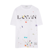 Gallery Dept. x Lanvin Logo Printed T-Shirt Paint Marks White