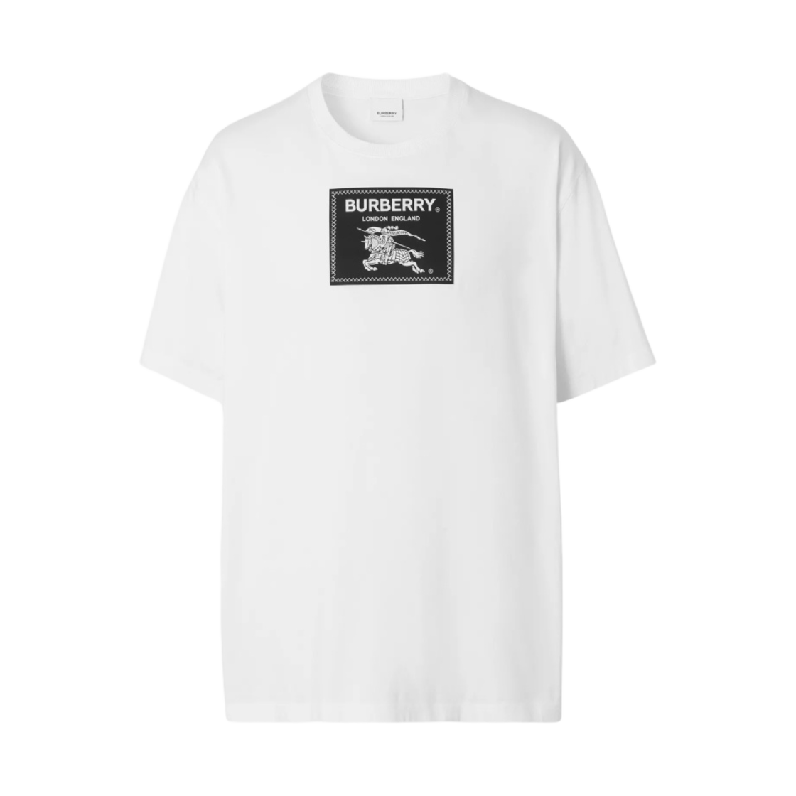 버버리 프로섬 라벨 코튼 티셔츠 화이트(Burberry Prorsum Label Cotton T-shirt White) - 1