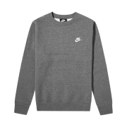 Nike NSW Club Fleece Crew Sweatshirt Charcoal Heather - US/EU
