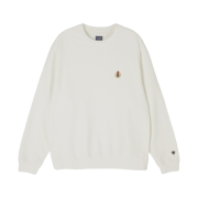 Heritage Floss Crest 226 Reverse Crewneck Off White