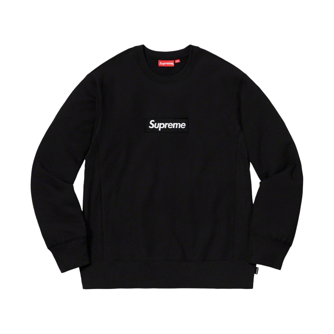 슈프림 박스로고 크루넥 블랙 - 18FW