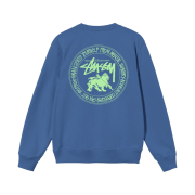 Stussy Lion Dot Crew Midnight