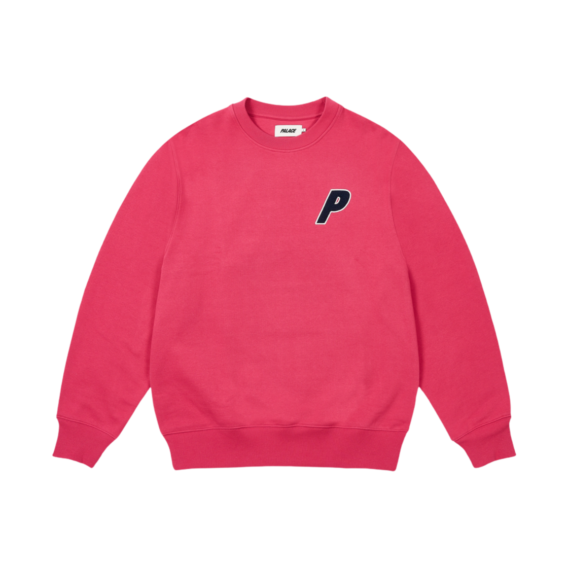 팔라스 셔닐 트라이퍼그 크루 베리 레드 - 24FW(Palace Chenille Tri-Ferg Crew Berry Red - 24FW) - 2