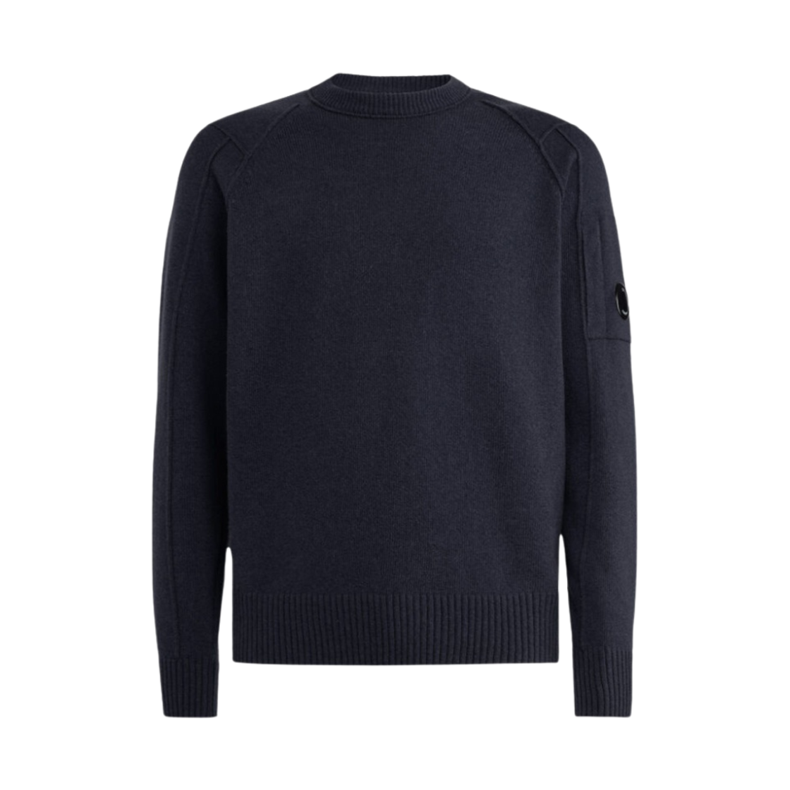 15CMKN087A005504A888 C.P. Company Lambswool Jumper Total Eclipse Blue - 23FW