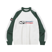 SPORT CHAMBER SC Flash Raglan Sweater Green