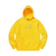 Supreme Bandana Box Logo Hooded Sweatshirt Yellow - 19FW