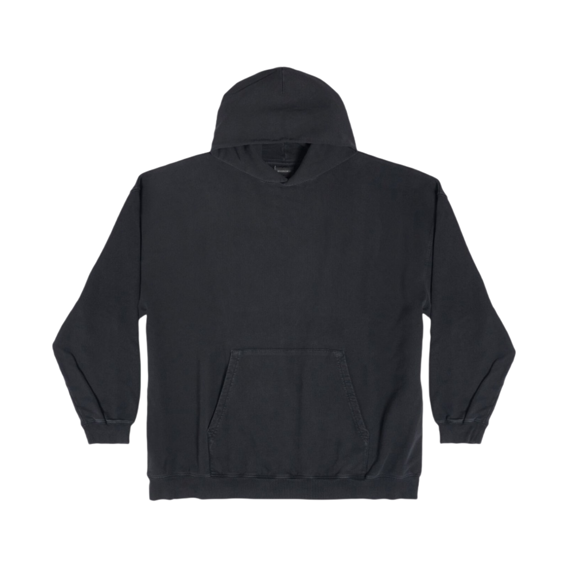 620947TNVU21073 (W) Balenciaga Back Large Fit Hoodie Black