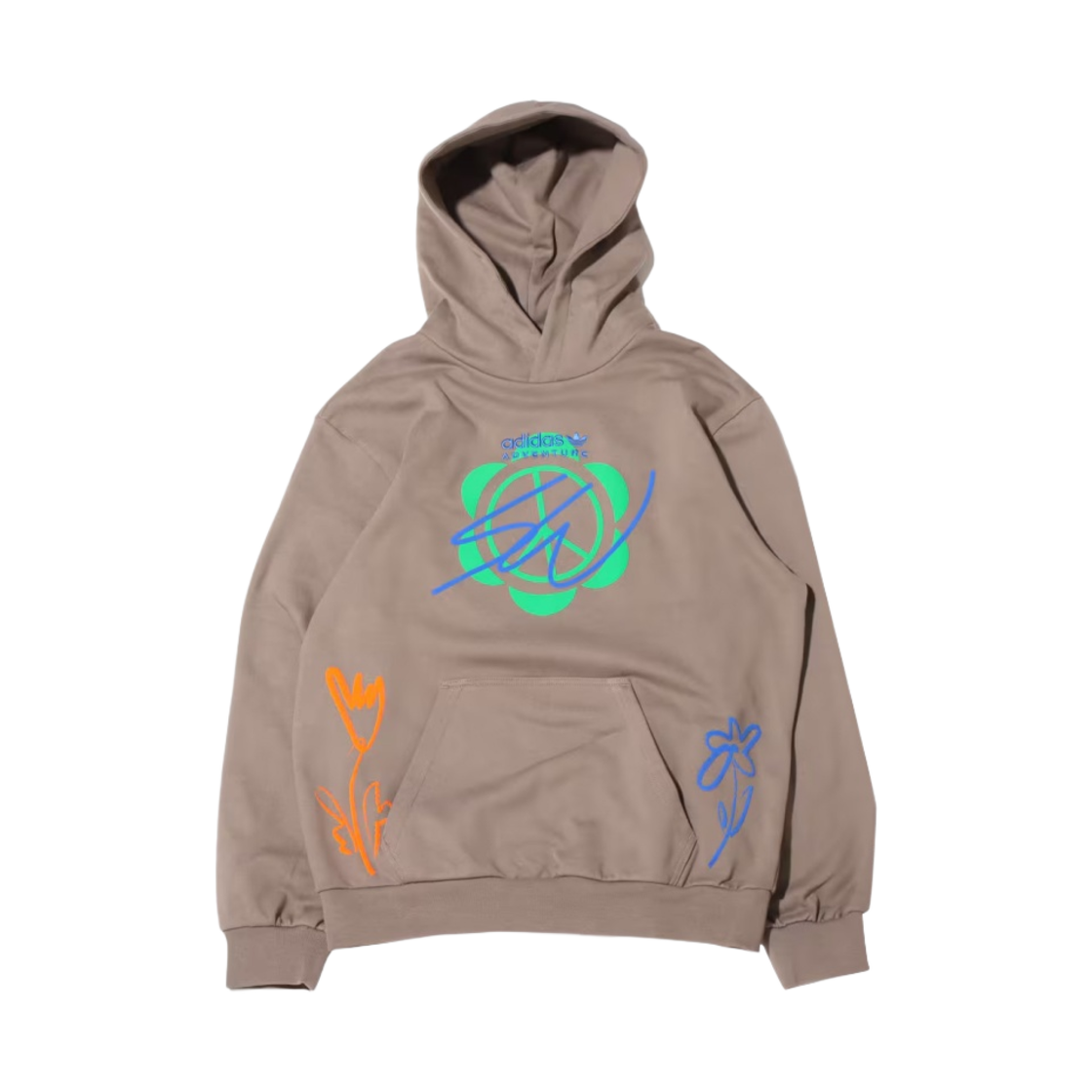 아디다스 x 션 우더스푼 슈퍼터프 후디 심플 브라운 - KR 사이즈(Adidas x Sean Wotherspoon Superturf Hoodie Simple Brown - KR Sizing)