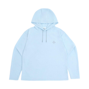 Silica Gel Syn The Size Layered Top Light Blue White