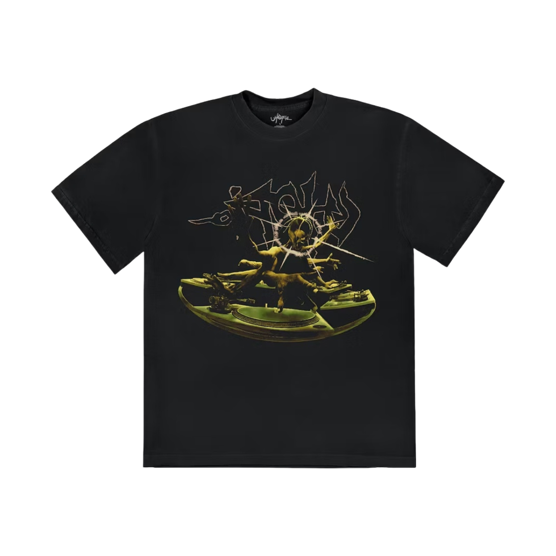 트래비스 스캇 디제이 티셔츠 블랙(Travis Scott DJ T-Shirt Black) - 1
