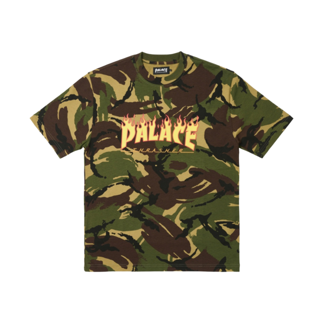 팔라스 x 트레셔 티셔츠 카모 - 24SS(Palace x Thrasher T-Shirt Camo - 24SS)