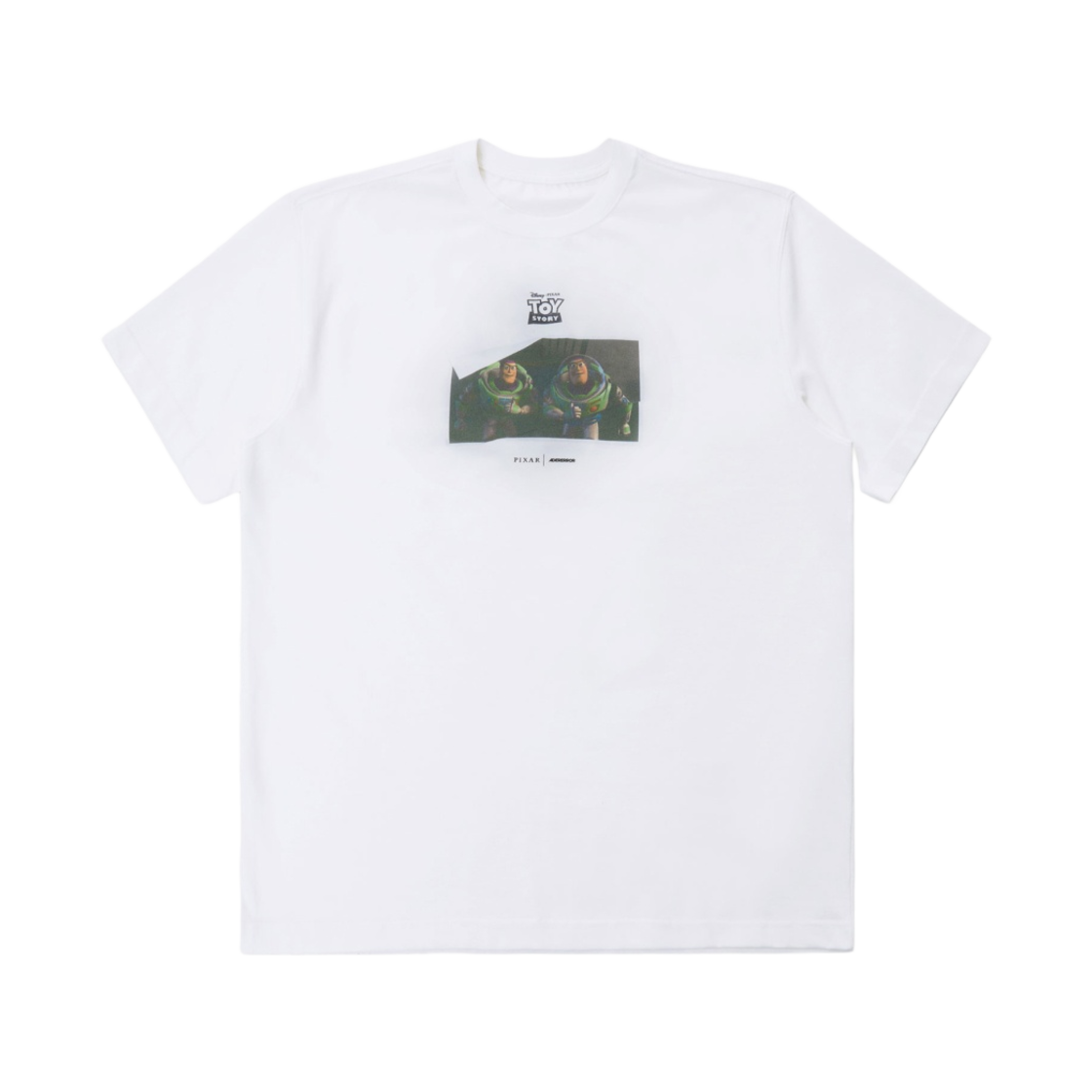 BND1SSTS0112OW Ader Error x Disney Blue Easter Egg Game T-Shirt 02 Off White