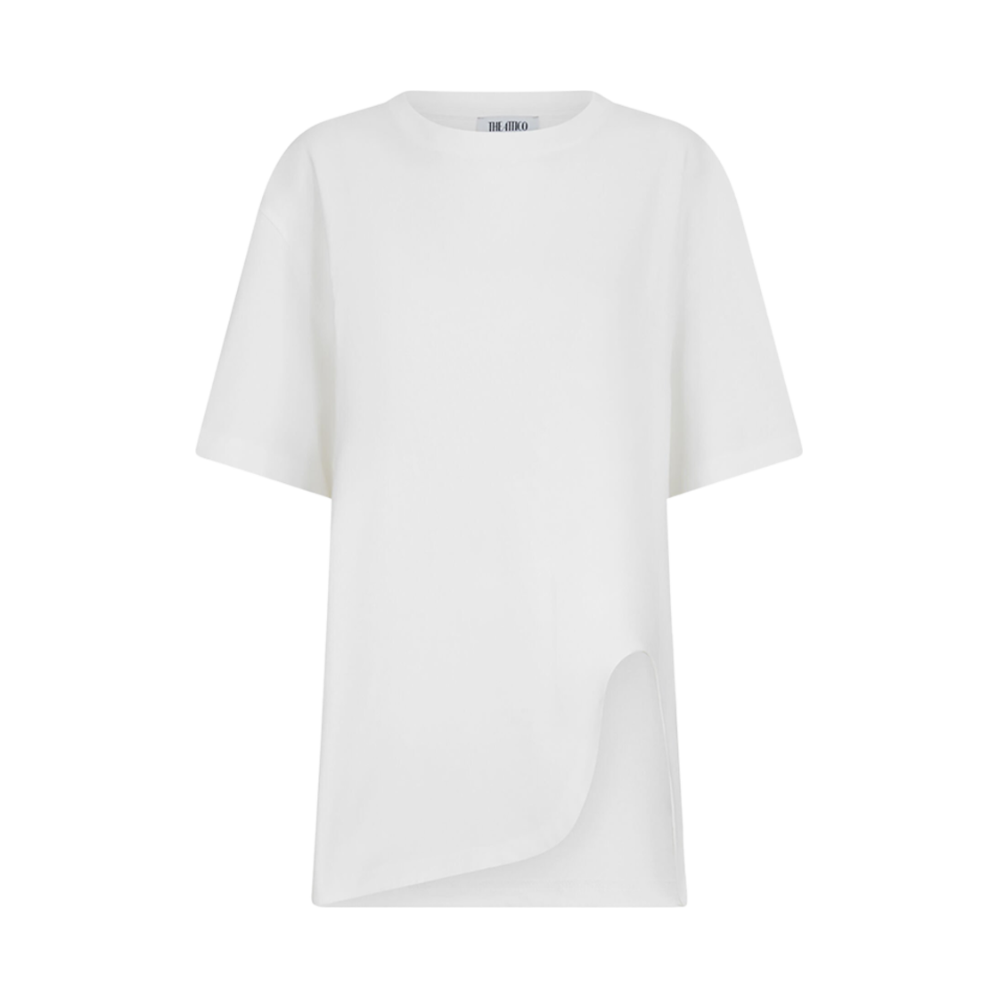 (W) 디 아티코 오버사이즈 티셔츠 화이트((W) The Attico Oversized T-Shirt White)