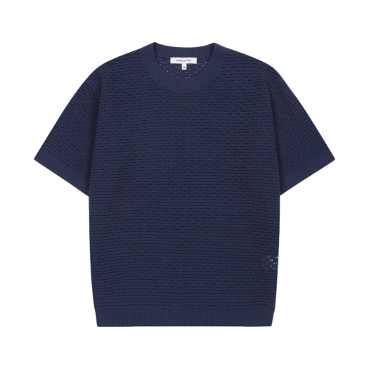J3WAM25221NYX AMOUPRE Crew Neck Short Sleeve Navy