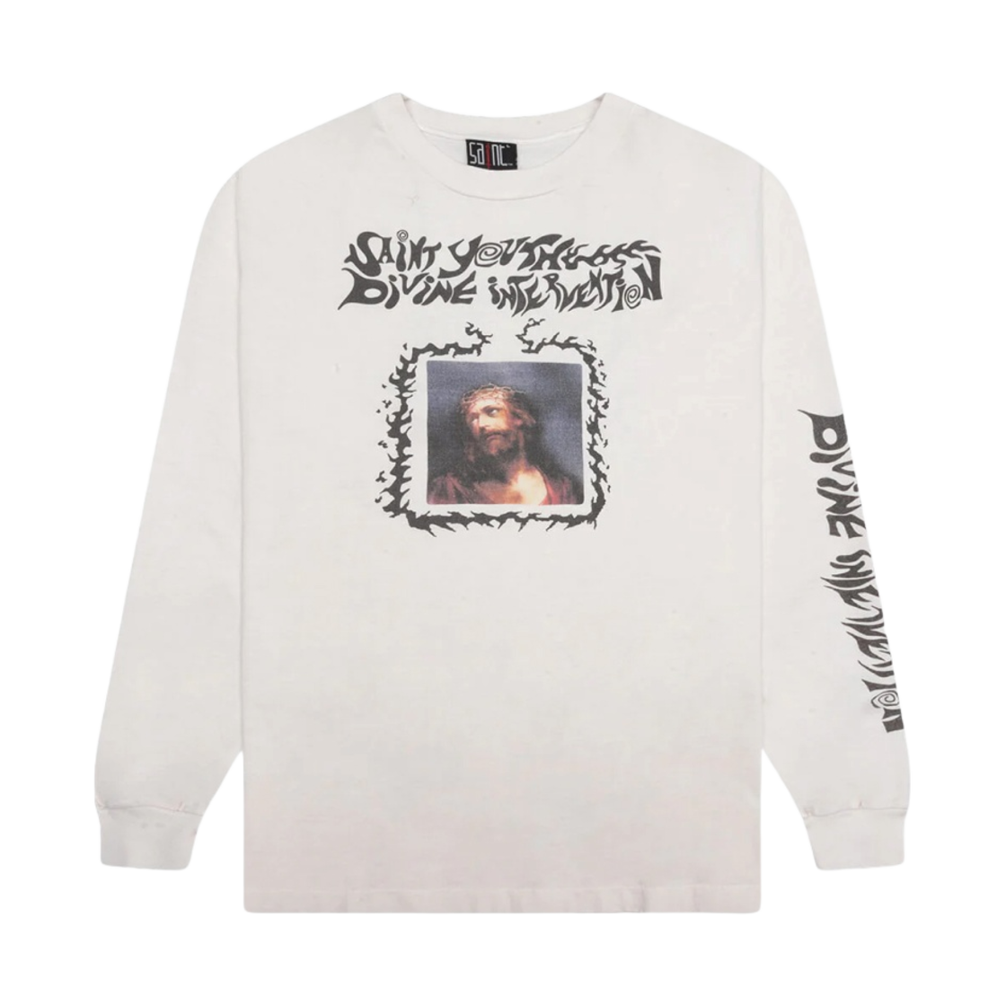세인트 마이클 사탄 롱슬리브 티셔츠 화이트 - 22FW(Saint Mxxxxxx Satan L/S T-Shirt White - 22FW) - 1