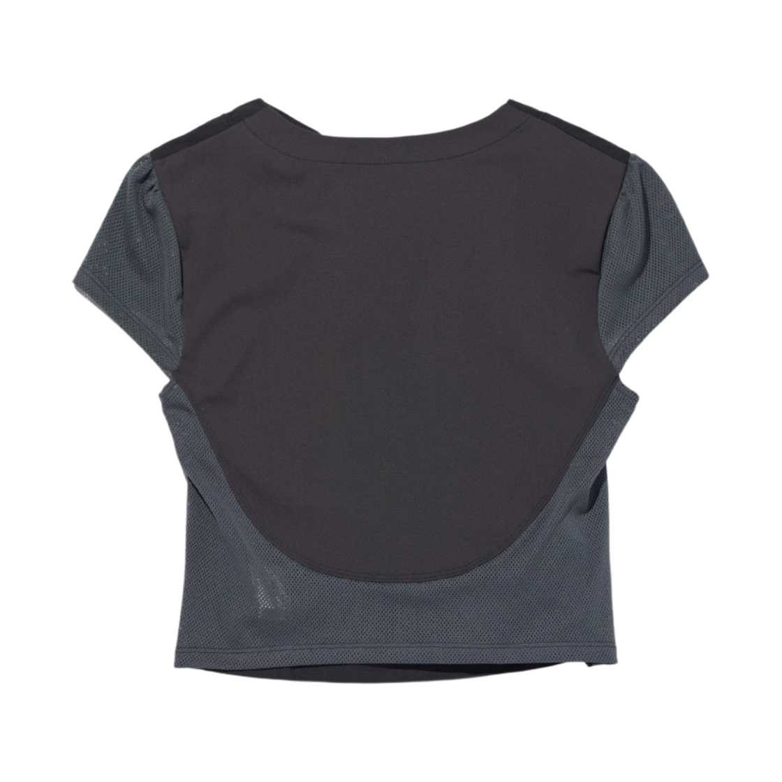 (W) 미스치프 사이드 훅 셔링 셔츠 차콜((W) Mischief Side Hook Shirring Shirts Charcoal) - 2