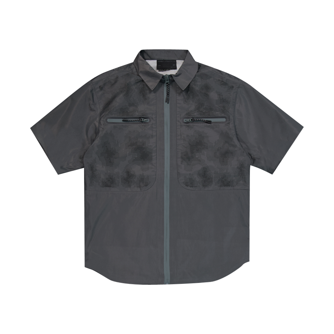 AI25I1000030CHL ALPHA INDUSTRIES Short Sleeve Laser Cut Shirt Charcoal