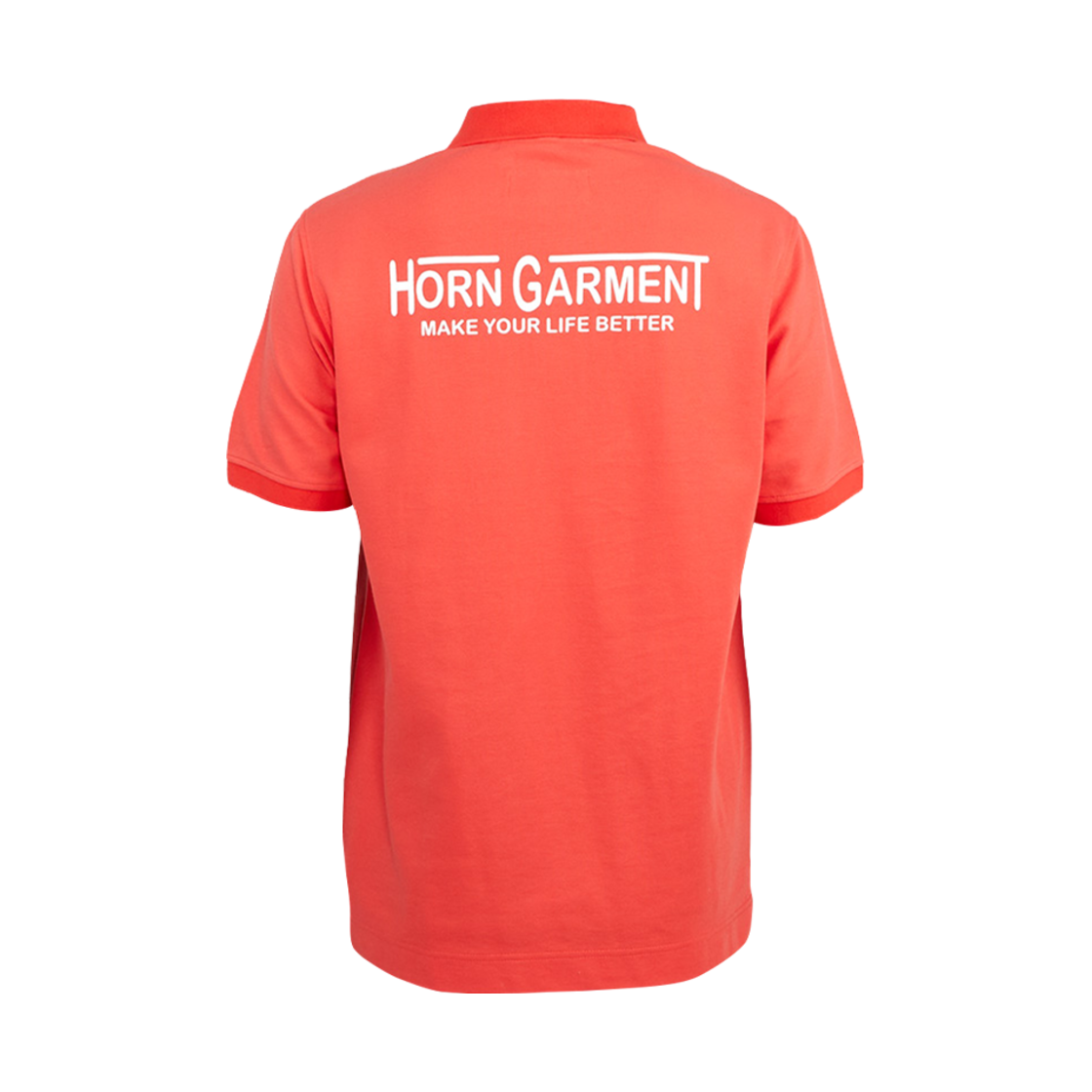 혼가먼트 룩 골프 웨어 폴로 티셔츠 오렌지(Horn Garment Look Golf Wear Polo T-Shirt Orange) - 2