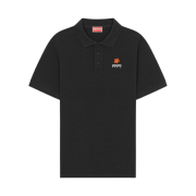 Kenzo Boke Flower Crest Polo Shirt Black