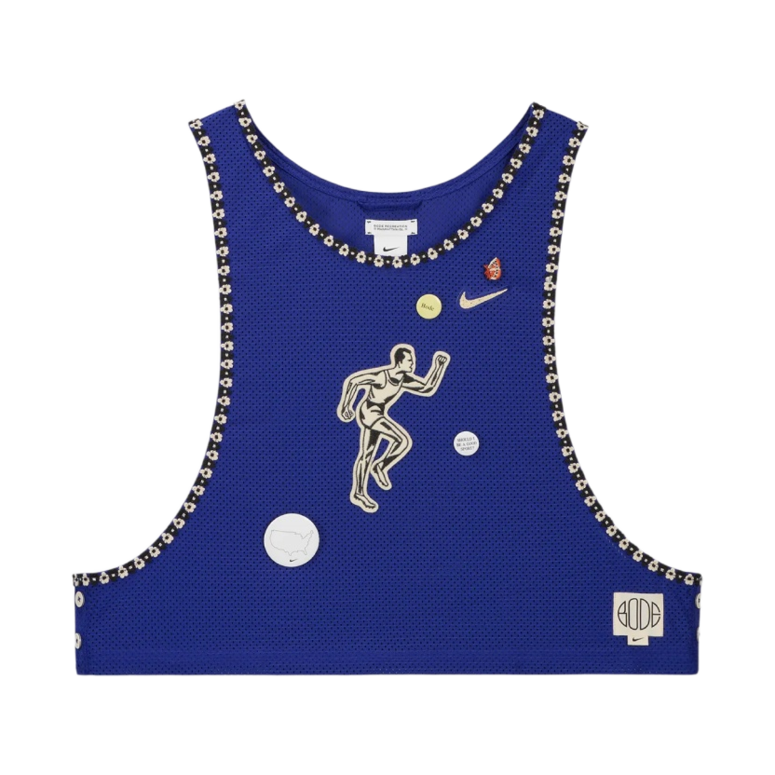 나이키 x 보디 스크리미지 피니 딥 로얄 블루 - 아시아(Nike x Bode Scrimmage Pinny Deep Royal Blue - Asia)