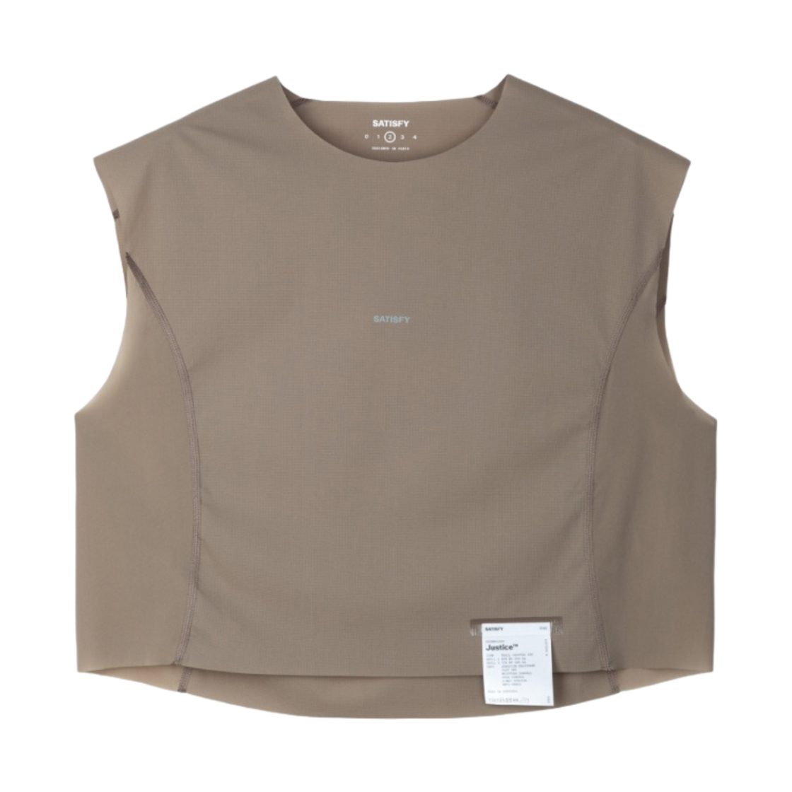 5342-FA-SA Satisfy Justice Trail Cropped Muscle T-Shirt Falcon