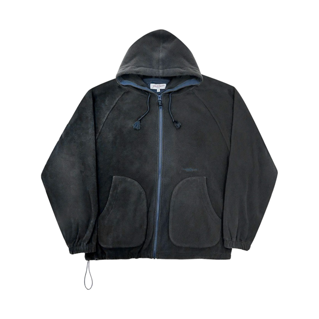 P000BGBE Yardsale Fleece Zip Hood Black