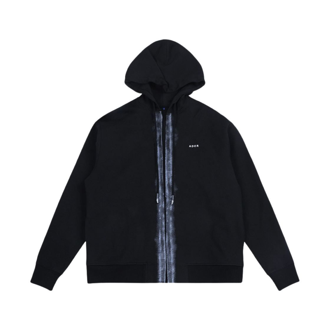 아더에러 폴루션 후드 집업 느와르(Ader Error Pollution Hoodie Zip-Up Noir) - 1