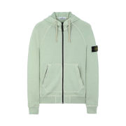 Stone Island 61560 T.CO+OLD Full Zip Hooded Sweatshirt Aqua - 21SS